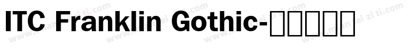 ITC Franklin Gothic字体转换